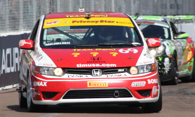 Guty Michelsen listo para competir la segunda fecha de turismo World Challenge en USA