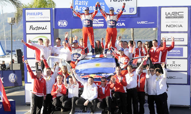 Sébastien Loeb consiguió su séptimo triunfo consecutivo en Argentina