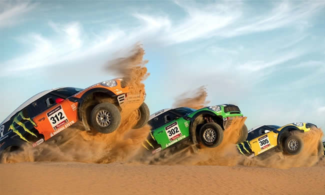 El Mini Monster X-Raid Team va con todo por el bicampeonato del Rally Dakar 2013