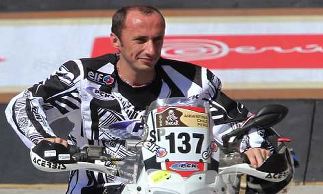 Motorista francés sufre insolación y está en coma