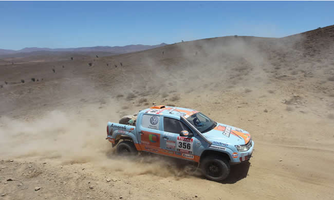 Pilotos destacan rendimiento del Amarok