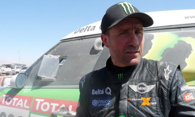 Stéphane Peterhansel, que se ha adjudicado su 25ª victoria de etapa en el Dakar