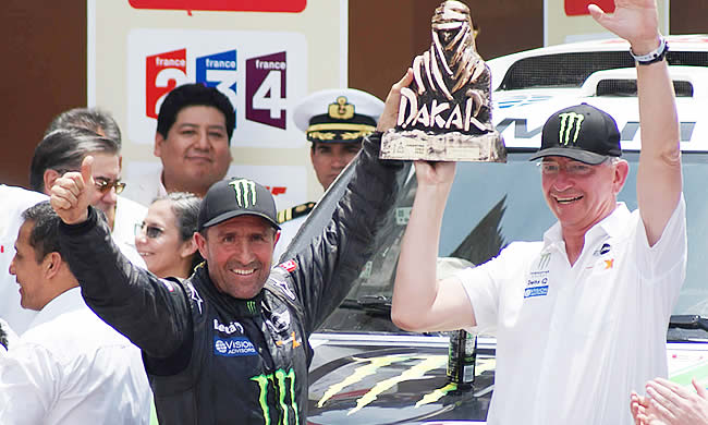 Peterhansel, "Monsieur Dakar", obtiene su décimo título