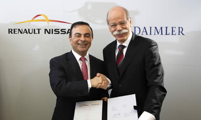 Renault y Mercedes-Benz desarrollarán un modelo de alta gama