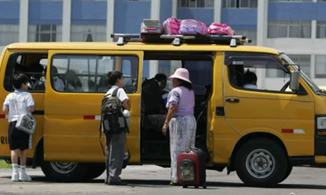 Municipalidad de lima busca prevenir accidentes en el servicio de movilidad escolar