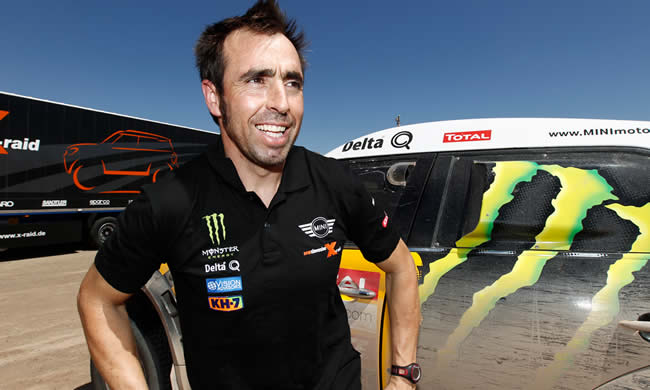  Nani Roma se suma a la carrera sobre su Mini del X-Raid