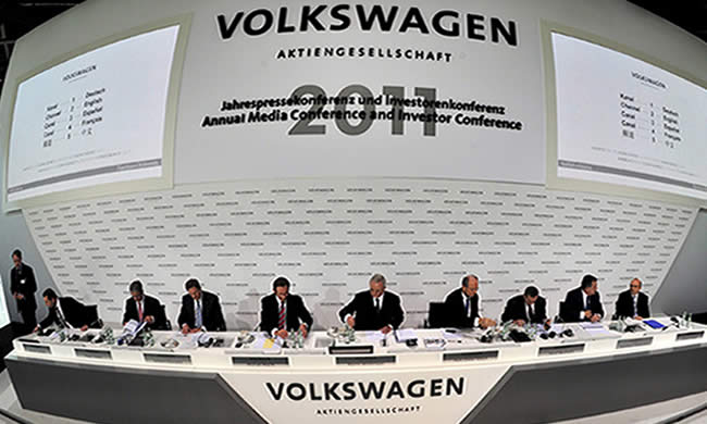 VW busca aumentar la ganancia operativa del 2011 VW busca aumentar la ganancia operativa del 2011