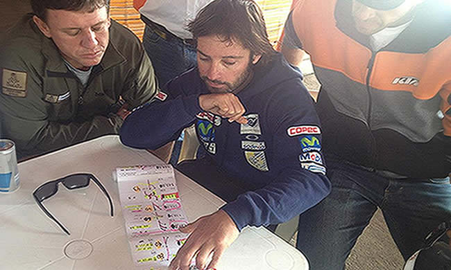 Chaleco López llegó a Lima para hacer un reconocimiento del camino y compartir sus experiencias con los pilotos peruanos