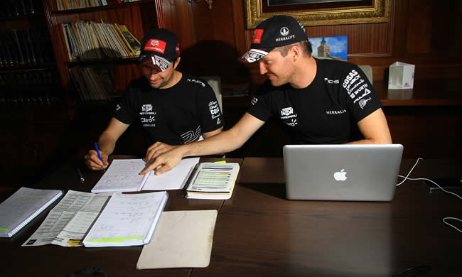 Nicolás Fuchs listo para el Rally España