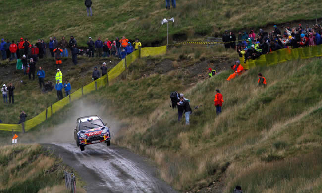 Loeb es el más rápido en la calificación del Rally de España