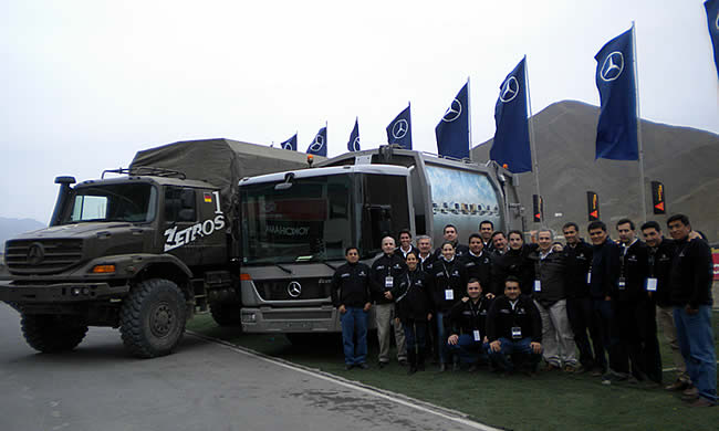 Perú fue la sede de curso de Camiones Especiales Mercedes-Benz