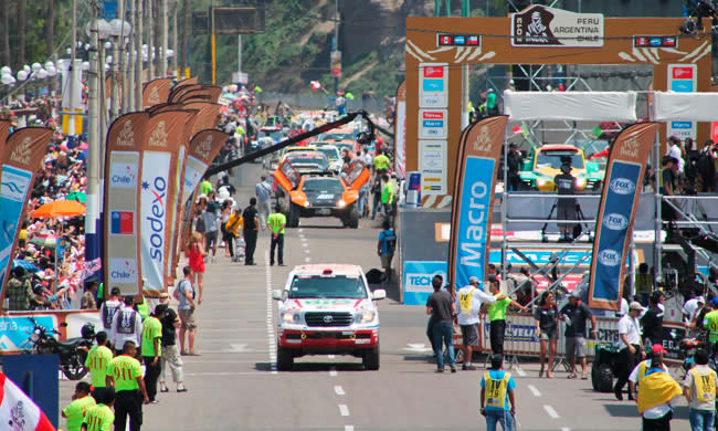 Inicio del Dakar se vivió intensamente en nuestra capital.