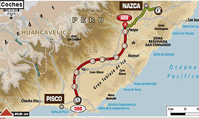 Tercera etapa Pisco-Nazca