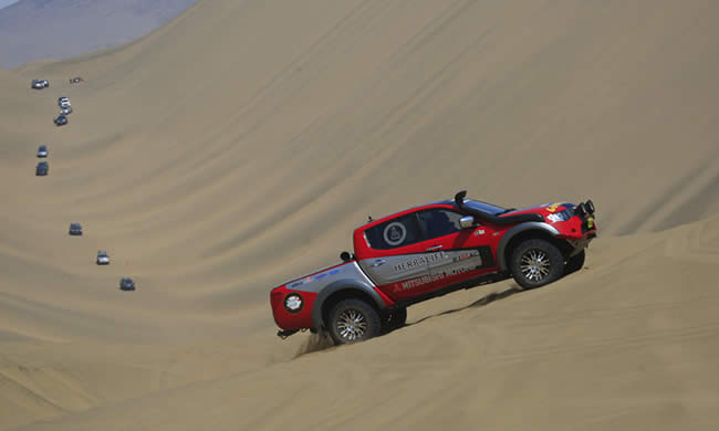 Mitsubishi y Alta Ruta, juntos en el raid “El Tubo”