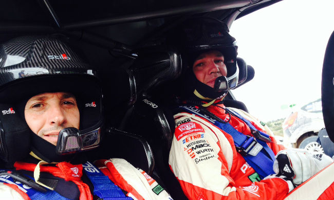 Foto: Andrés Lino Nicolás Fuchs probó su Ford Fiesta RRC previo al inicio del Rally Argentin