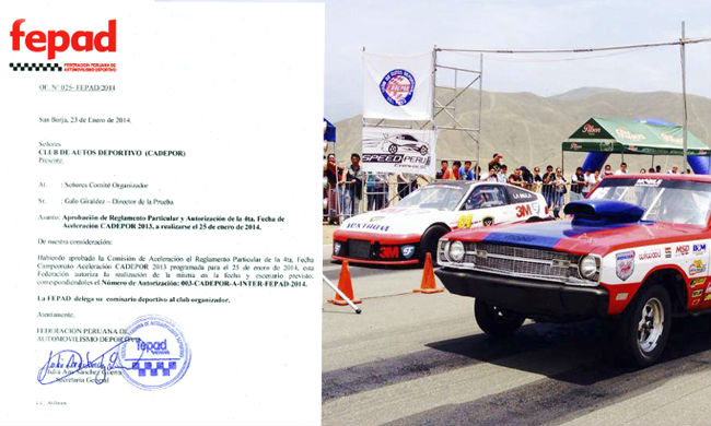 Cadepor: fecha nocturna de Piques Legales estaba avalada por la Fepad fepad_cadepor_piques