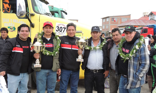 Ganadores del Rally Vicco en Pasco denominado el más alto del mundo