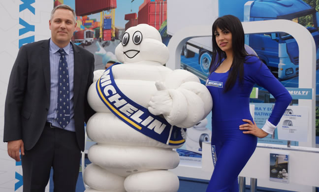 La empresa Michelin en cargo week