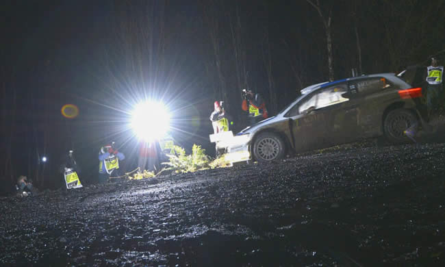 Más tramos nocturnos en el Rallye de Gales GB
