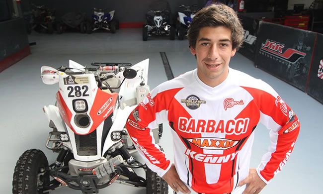 Juan Alonso Pacheco-Benavides participará en la categoría cuatrimotos en el Desafío Inca