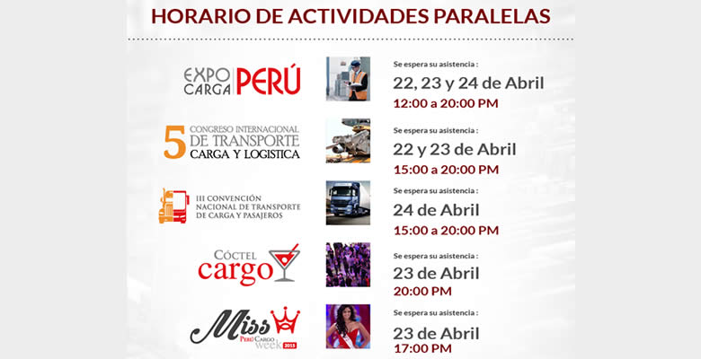 Las actividades de Perú Cargo Week 2015