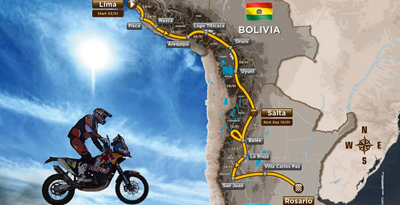 Dakar 2016: Las ciudades por etapa