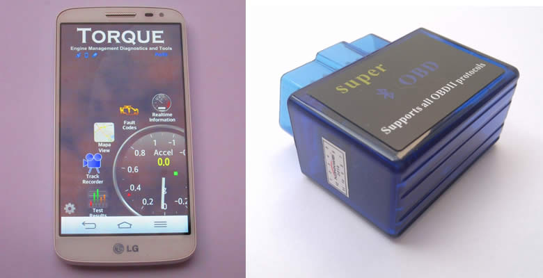 Diagnóstico a bordo con un celular