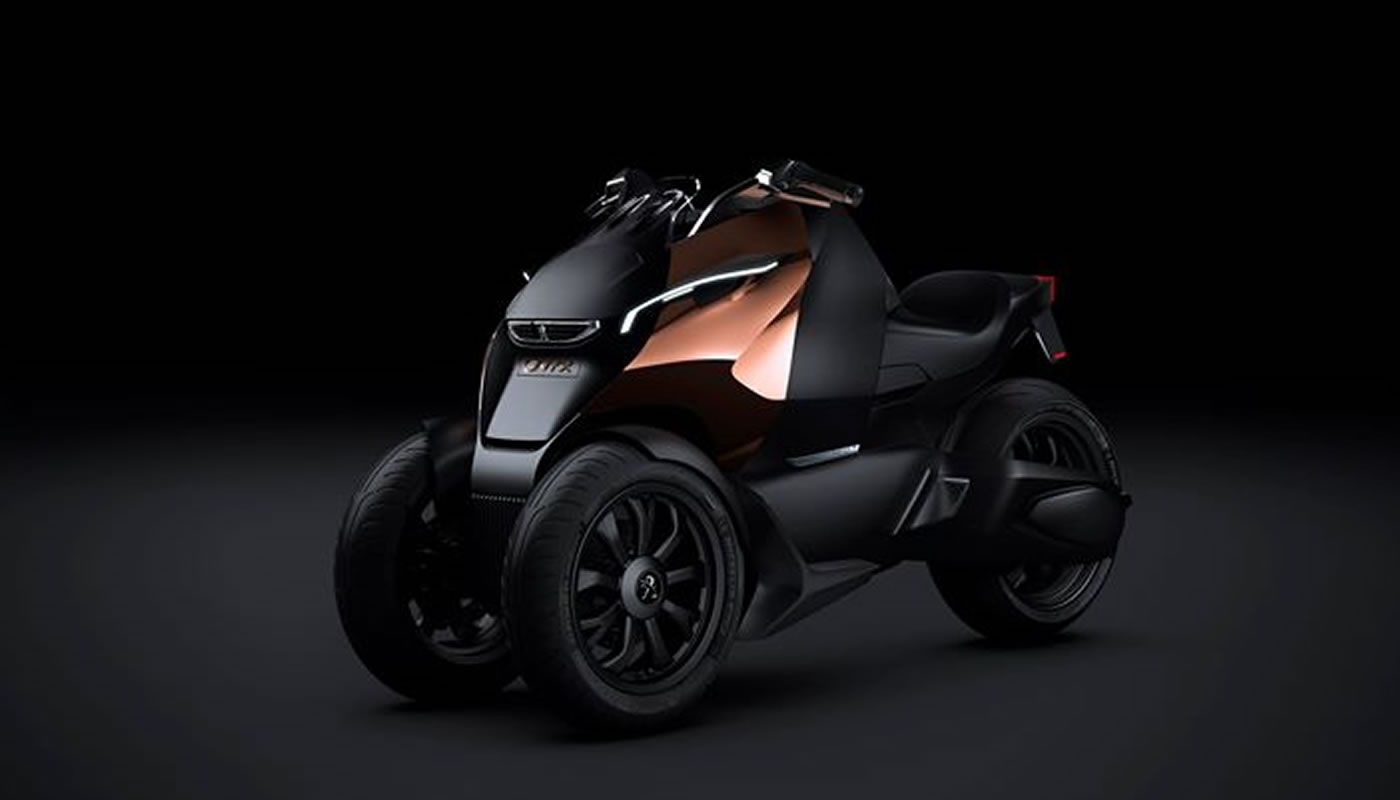 Onyx Concept Scooter, la trimoto de Peugeot
