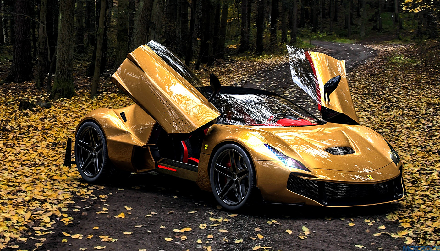 Joven de 22 años diseñó un Ferrari y lo bautizó como "Zenyatta"