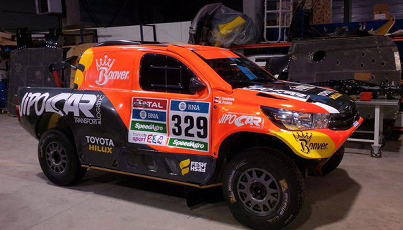 El Toyota Hillux de Martin Prokop