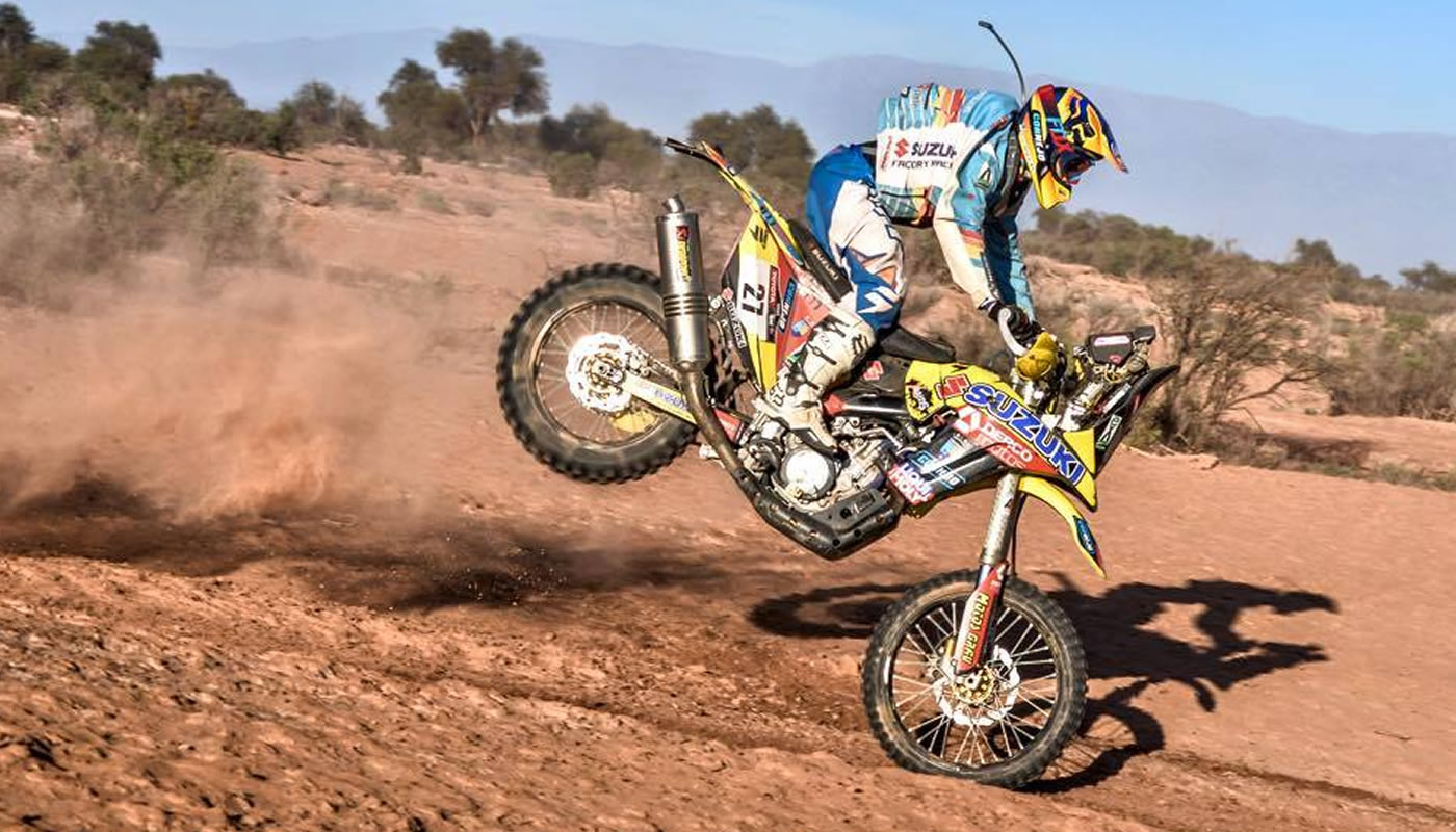 Arequipeño es parte del Team Suzuki Rally para el Dakar 2016