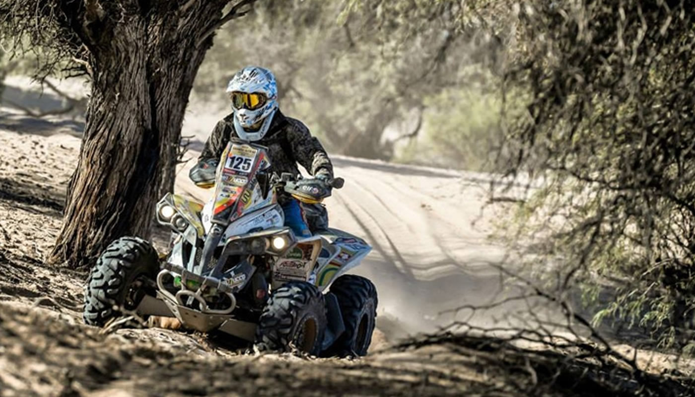 Romulo Airaldi: Piloto de quads por su primera vez en el Dakar