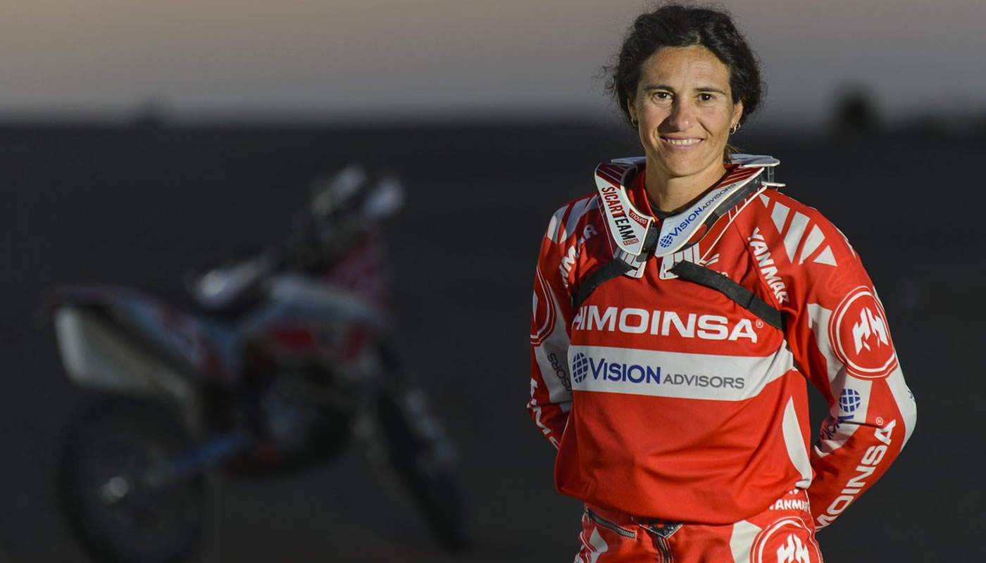 Rosa Romero una de las mujeres piloto en el Dakar 2016