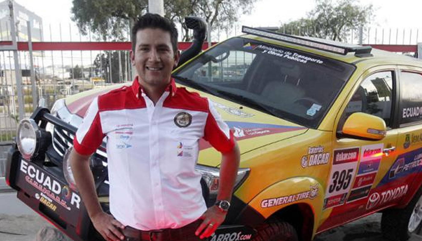 Sebastián Guayasamín no participará en el Dakar 2016
