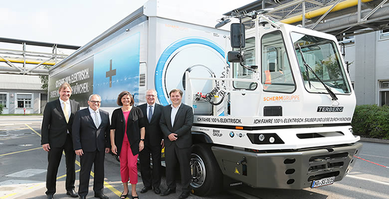 BMW y el Grupo Scherm estrenan un camión 100% eléctrico en Múnich