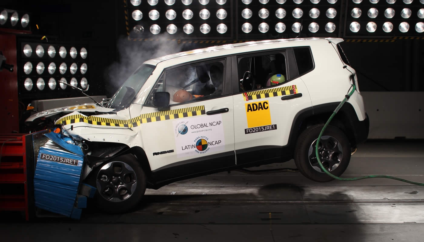 Jeep Renegade recibe 5 estrellas de seguridad de Latin NCAP