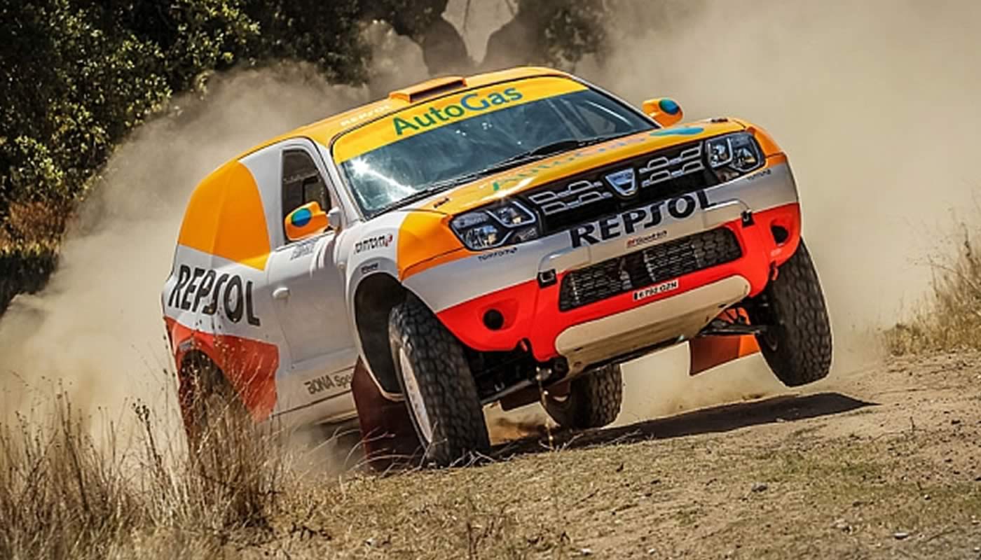 Enrique Bonafonte y Antonio Saraiva utilizará auto con AutoGas en Baja Aragón