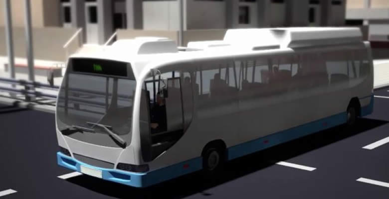 Primer autobús eléctrico chino con motor rotativo