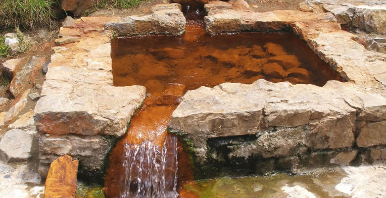 Aguas de fuego, baños termales de Churín