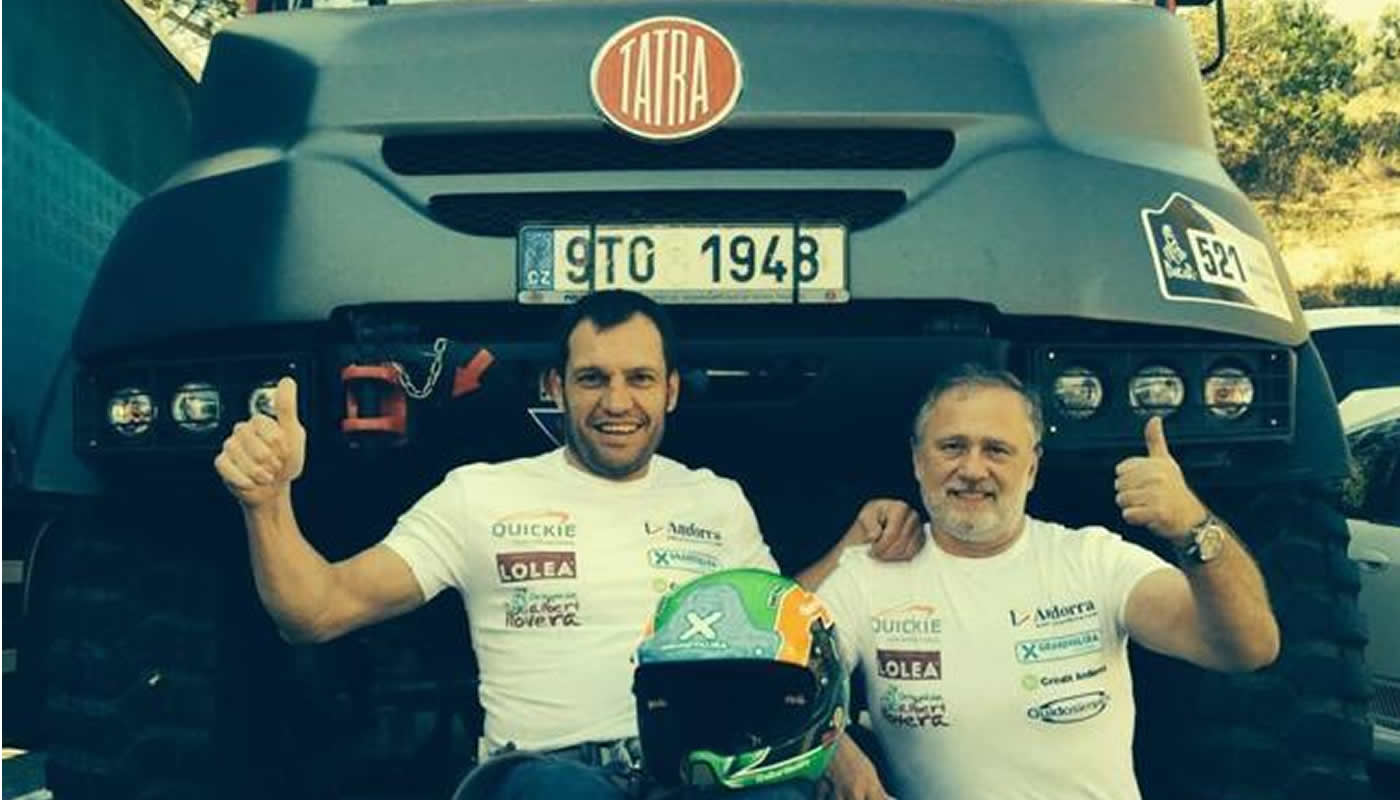 Albert Llovera pilotará el Dakar en un camión