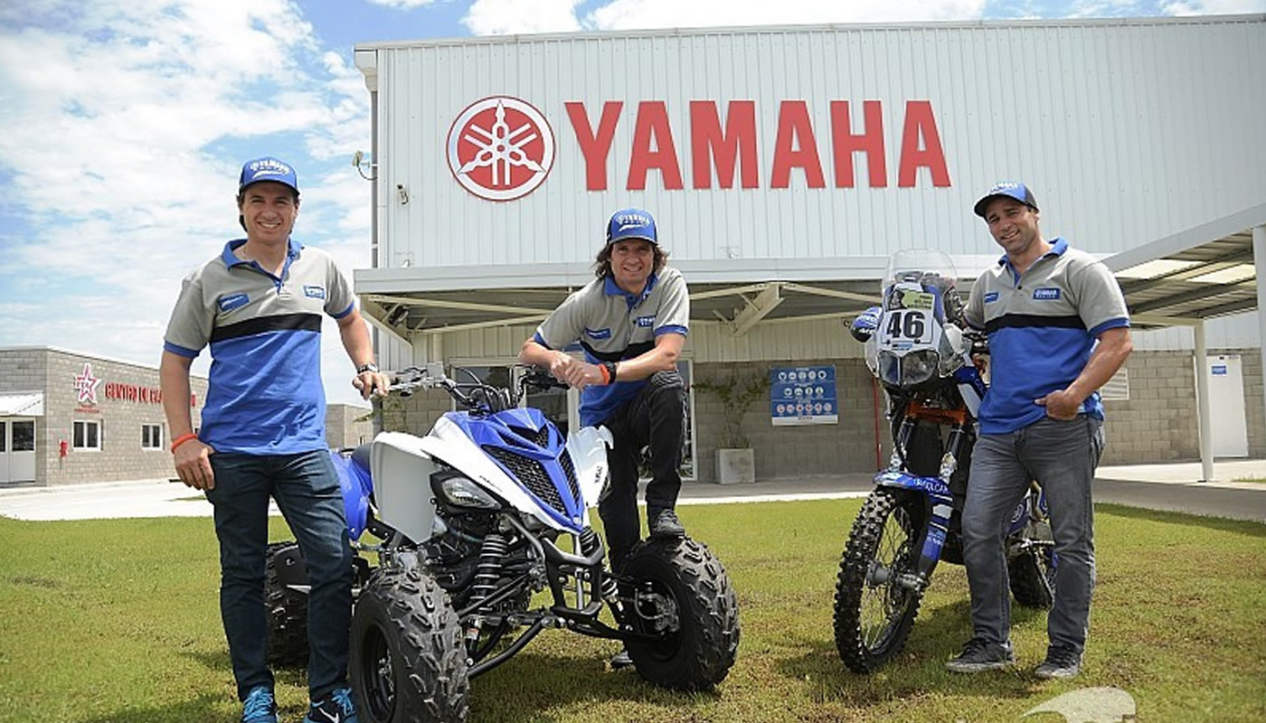 Yamaha presentó a su equipo argentino para el Dakar 2016
