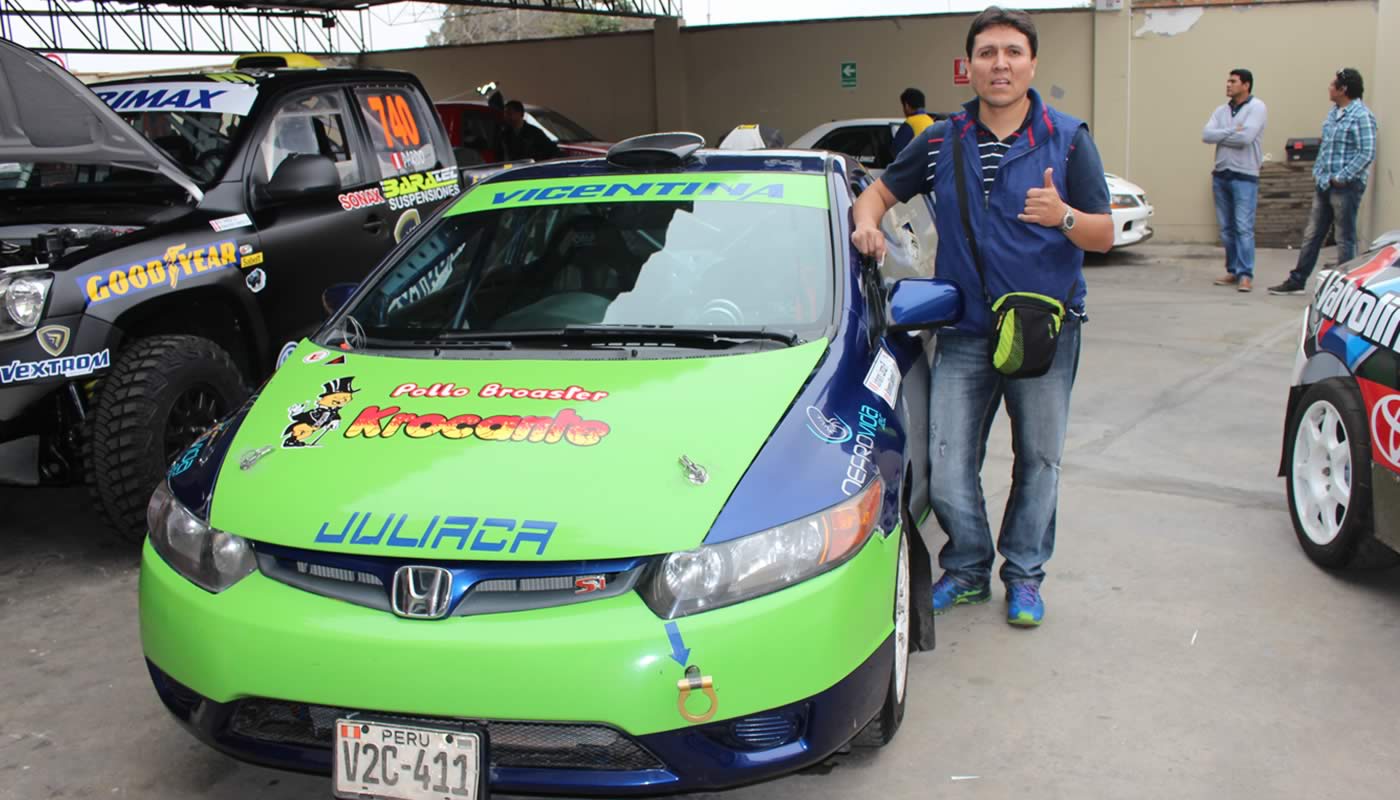 Johann Lanza en nombre de Juliaca en el Caminos del Inca