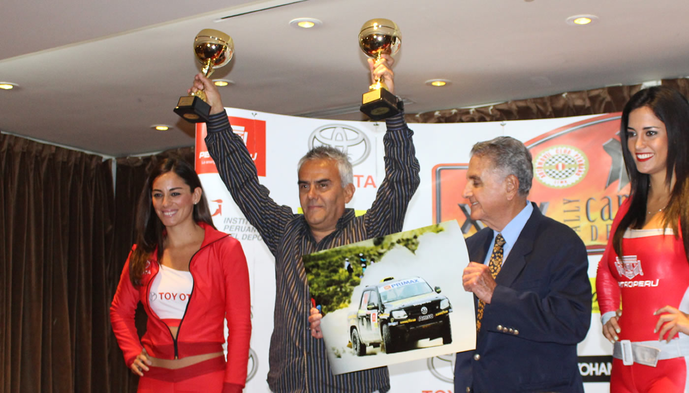 Tito Pardo obtiene tercer lugar en Camionetas en Caminos del Inca 2015