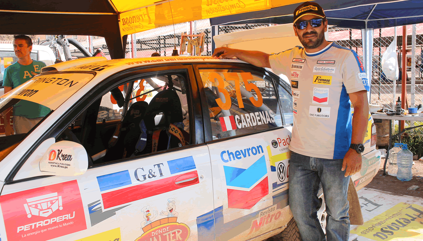 Víctor Cárdenas y Paul Lewis siguen liderando la S1600 en la etapa Ayacucho- Cuzco de CDI