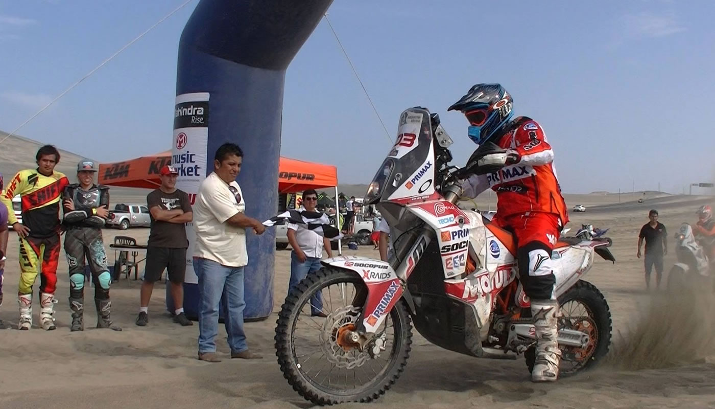 Felipe Ríos se impone en competencia off road