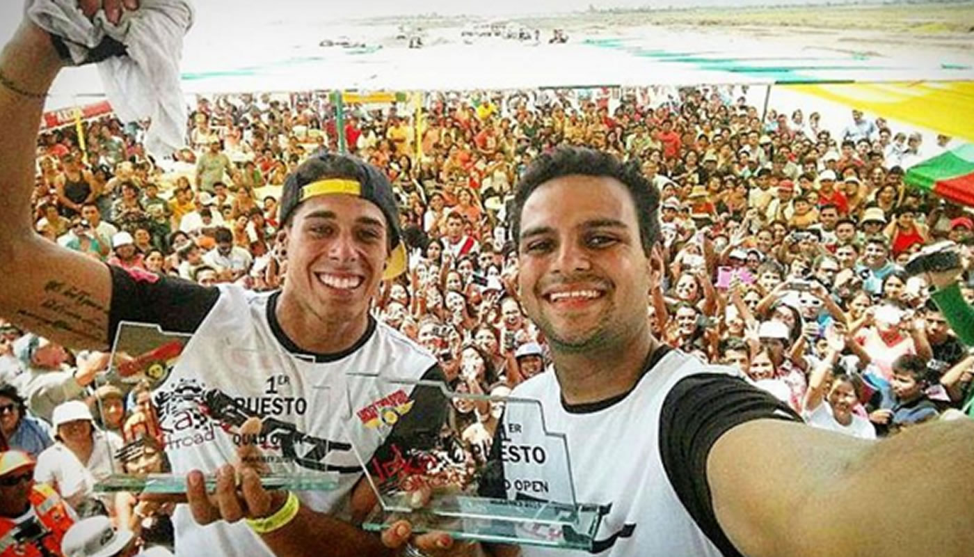 Hugo García y Ashley García ganan en cuatrimotos en competencia off road