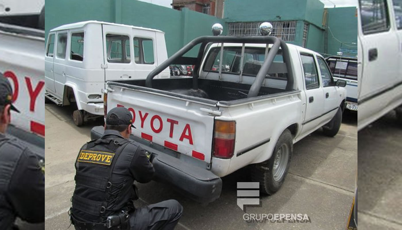 Vehículos recuperados en febrero