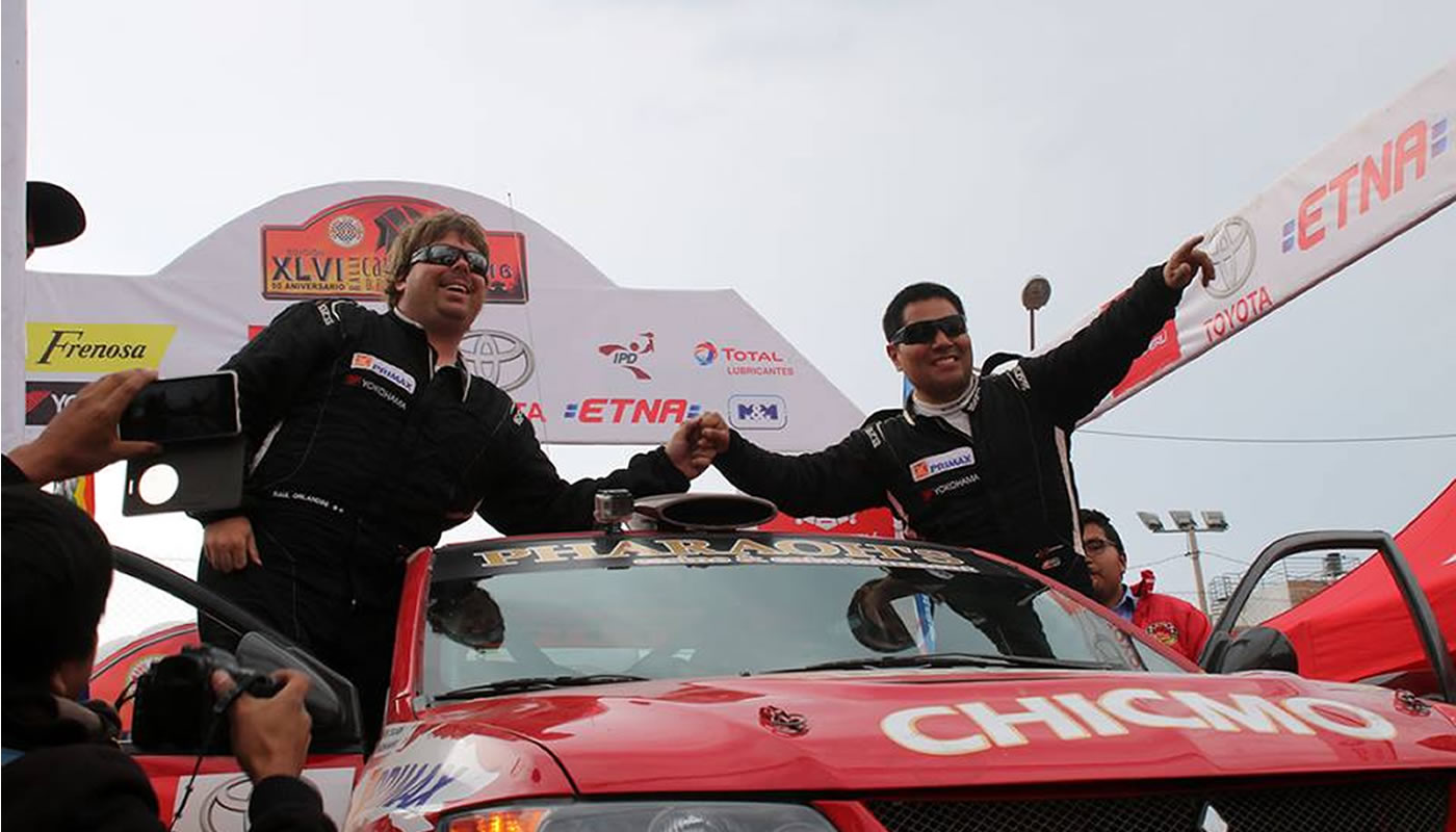 Firmes de principio a fin: Binomio Navarro-Orlandini gana Caminos del Inca