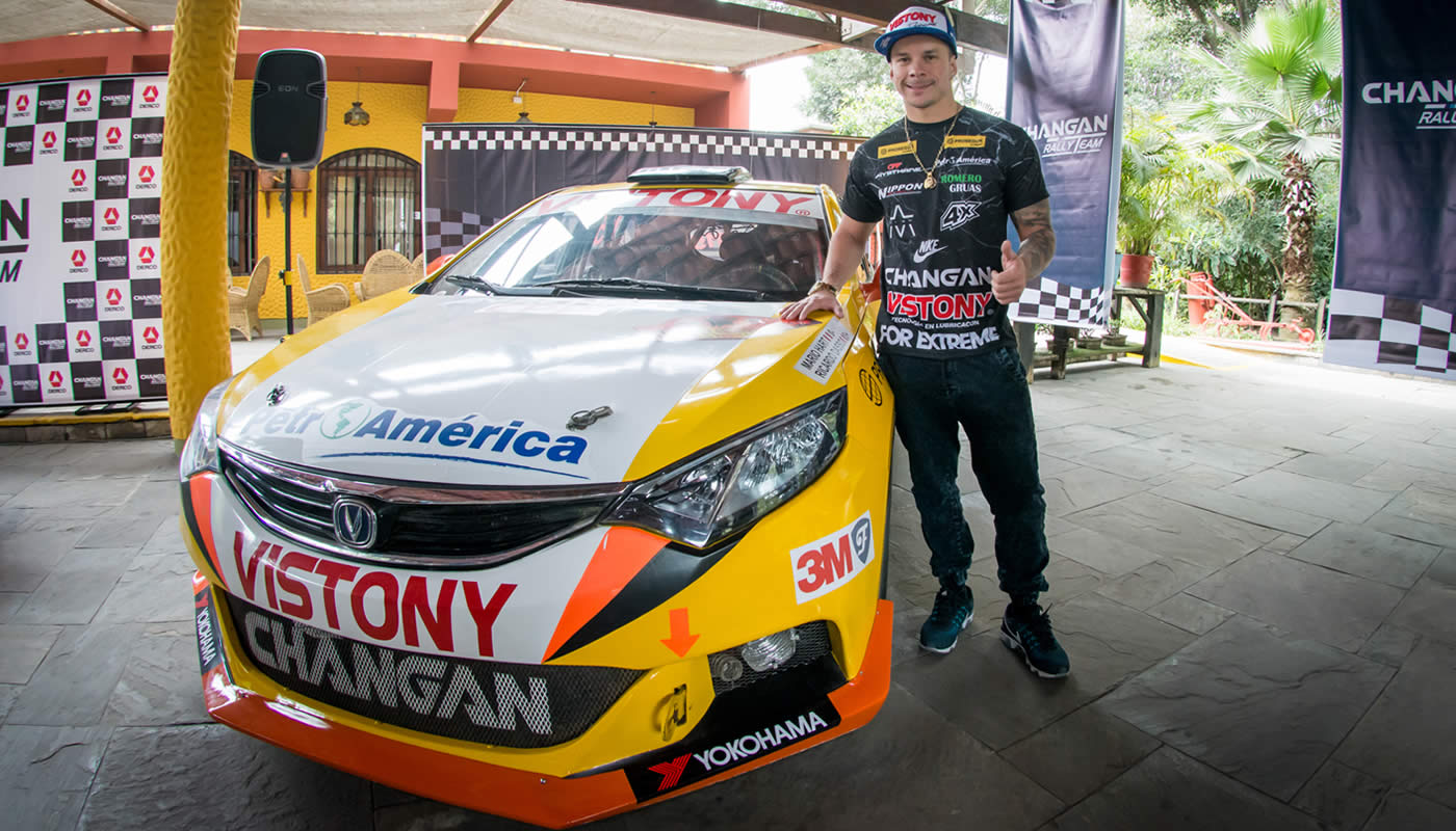 Mario Hart es el piloto oficial de Changan para Caminos del Inca