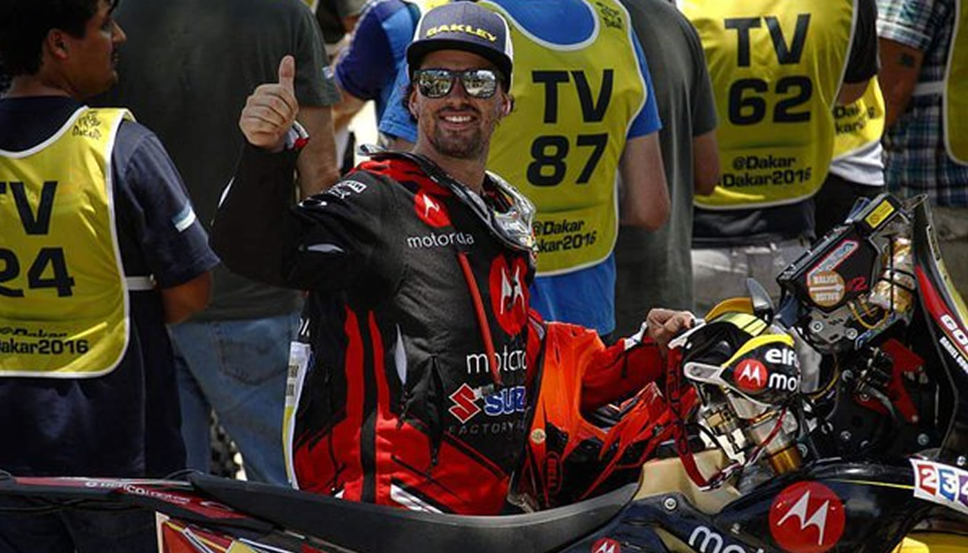 Piloto chileno abandona el Dakar al no conseguir que funcione su moto